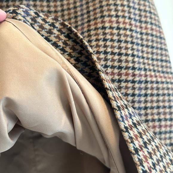 Wool-blend mini skirt in houndstooth, size 10 - Picture 6 of 10